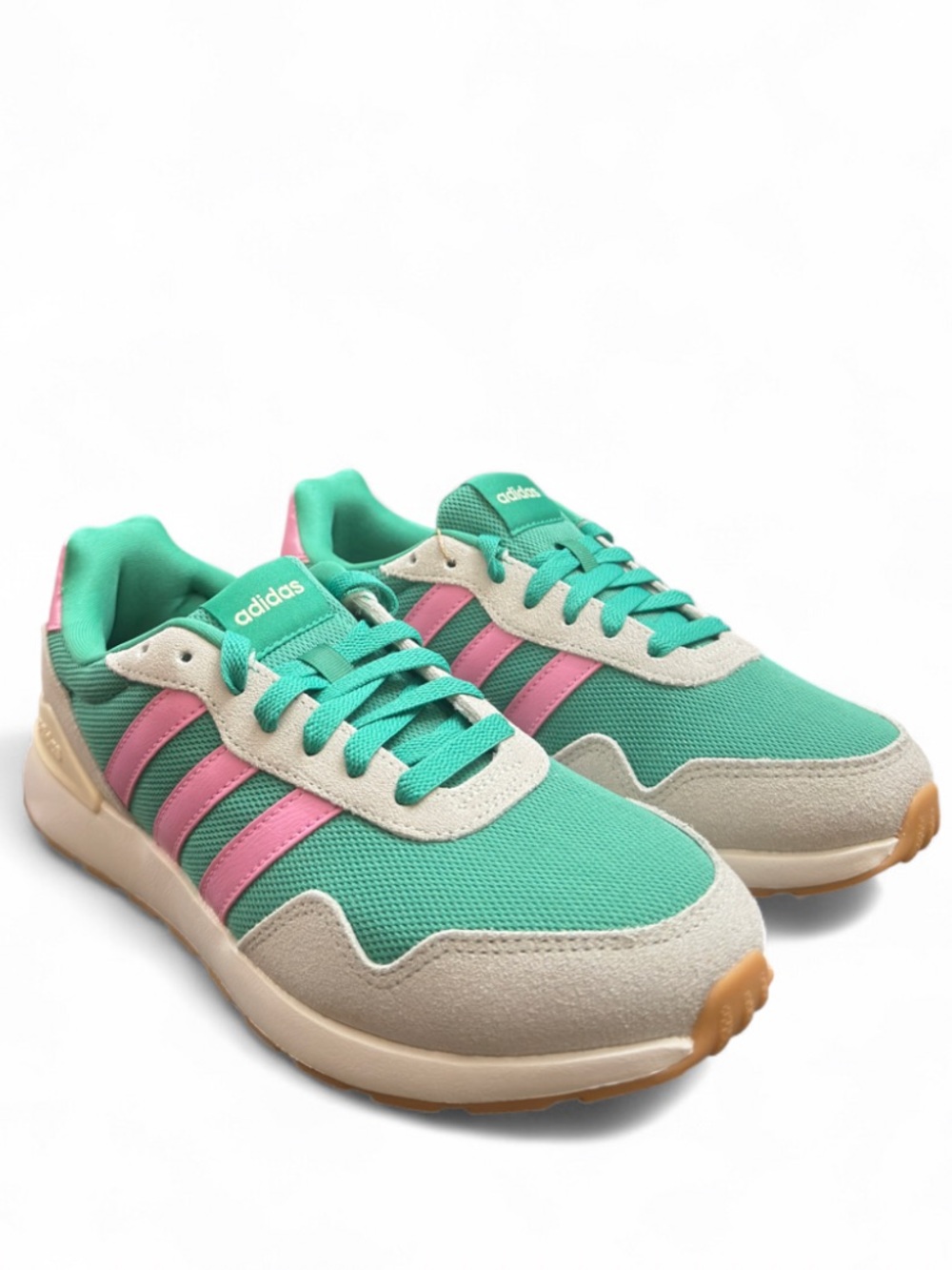 adidas Run 60s 4.0 ‘Green Bliss Pink’ Sneakers Size US 7.5 Women’s (NEW)